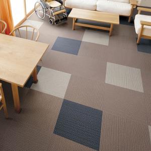 (カットサンプル) タイルカーペット 店舗施設用 パルコ ランダム 選べる7カラー シンコール SQ PRO 2025-2028 PAD601〜PAD609（約25cm正方形）