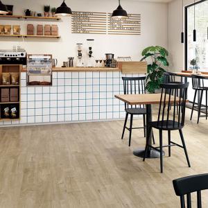 (カットサンプル) 複層ビニル床シート 木目調 ストロングEX