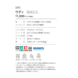 (カットサンプル) タイルカーペット 店舗施設...の詳細画像4