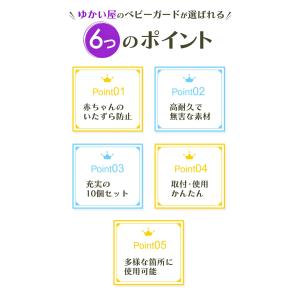 ベビーガード ストッパー ドアロック 10個セ...の詳細画像2