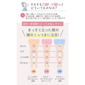 O脚 X脚 矯正 インソール 透明 シリコン ...の詳細画像4