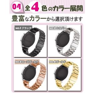 時計 ベルト バンド ステンレス 18mm 2...の詳細画像5