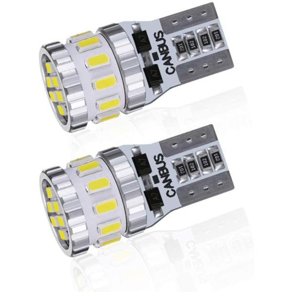 T10 LED ホワイト 爆光 キャンセラー内蔵 ポジションランプ ナンバー灯 ルームランプ 高耐久...
