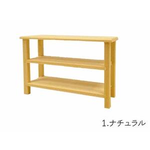 ミニチュア家具「オープン棚-低」 日本製 木製 色選択 縮尺1/16 単品｜yukatama