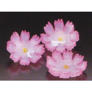 大根 秋桜 50入(直径約4×0.5cm/ヶ だいこん 器 甘酢味 コスモス あしらい) [冷蔵]｜yukawa-netshop