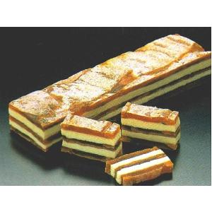 柿博多サンド (約2.5x5x18cm 約210g/本 干し柿 バターサンド) [冷凍]