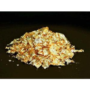食用 純金箔 荒粉【金粉】 0.3g (食品用 調理用 金箔 金 ゴールド 天