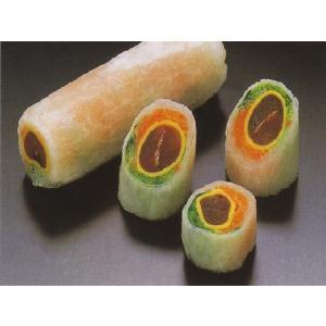 柿きぬた巻 6本入(干し柿　かき　甘酢) [冷凍]
