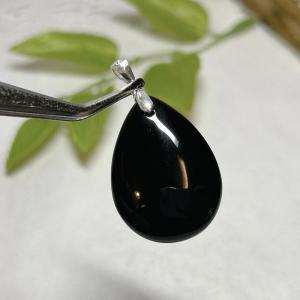 ご確認専用です♡モリオン六芒星　黒翡翠　黒瑪瑙ボタン モリオン ペンダント 六芒星 morion 黒水晶 Pendant ネックレス