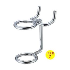 4mm厚有孔ボード用 黒フック ANB-811（2本入）25P用 ダブル L＝90