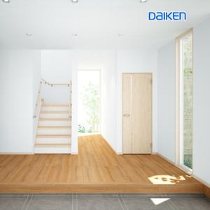 フロア 捨貼用 在庫品 ダイケン ハピアフロア6T  6ミリ用　ベーシック柄 ティーブラウン溝数1  DAIKEN 大建A品 3.3平米入 15kg YN7901-MT 【返品不可】｜床材本舗ヤフーショップ