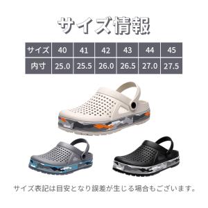 サンダル メンズ ビーチサンダル メッシュ ア...の詳細画像3