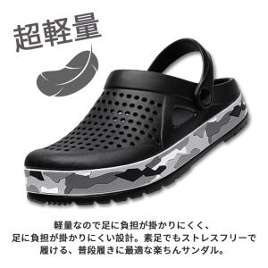 サンダル メンズ ビーチサンダル メッシュ ア...の詳細画像5