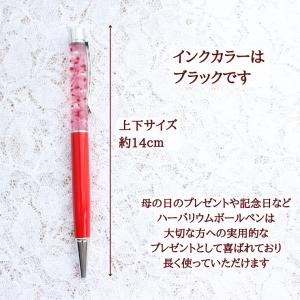 ハーバリウムボールペン レッド プリザーブドフ...の詳細画像4