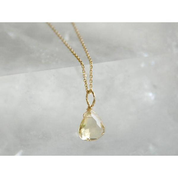 K18 イエローベリル チャーム