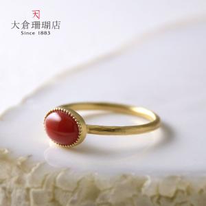 高知産血赤珊瑚の豪華プラチナデザインリング/指輪/（9.6ミリ）/Pt900 