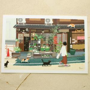 猫のポストカード Cat Chips キャットチップス ポストカード 吉沢深雪