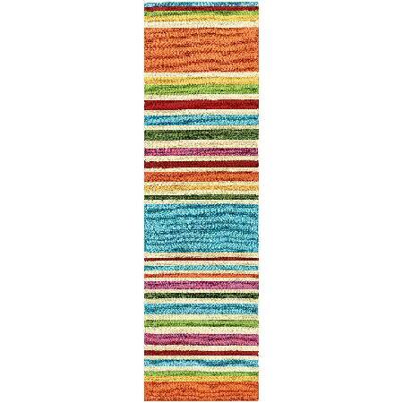 Couristan Sherbet Stripe Runner rug, 2&apos;6&apos; x 8&apos;6&apos;, ...