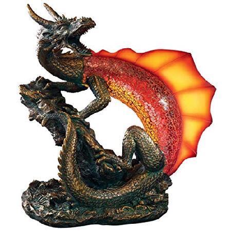 Design Toscano Viper The Serpent Dragon Lamp Sculp...