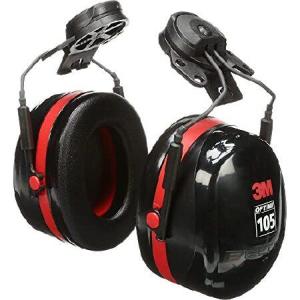 3M PELTOR Optime 105 Earmuffs H10P3E, Hard Hat Attached｜yukinko-03