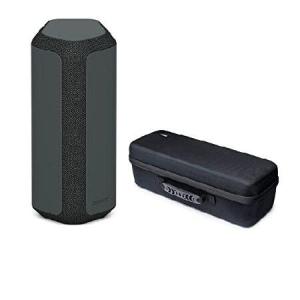 Sony SRS-XE300 X-Series Wireless Portable Bluetooth Speaker (Black) Bundle with Hard Travel Case Wireless Bluetooth Speaker (2 Items)