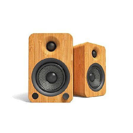 Kanto YU4BAMBOO Powered Speakers with Bluetooth an...