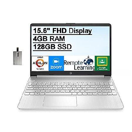 HP 2021 15.6&apos; FHD Laptop Computer, AMD Athlon Silv...