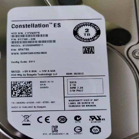 MIDTY HDD 2TB 3.5インチ SATA 6Gb/S 64MB 7200RPM 内蔵HDD...