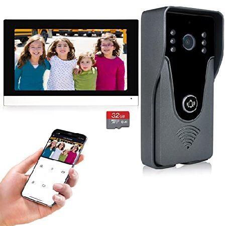 Wireless IP Video Doorbell Intercom System, WiFi 7...