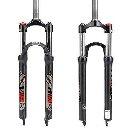 BUCKLOS《USストック》MTB サスペンションフォーク 26/27.5/29インチ 28.6m...