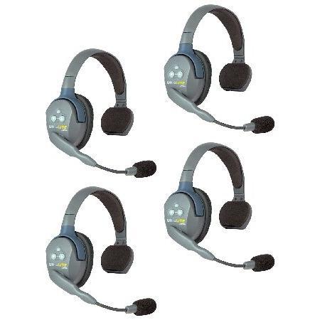 Eartec UL4S UltraLITE フルデュプレックス ワイヤレスヘッドセット 通信 4ユー...