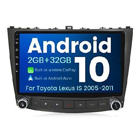 Android 10.0 カーラジオステレオ レクサス IS250 IS200 IS220 IS30...