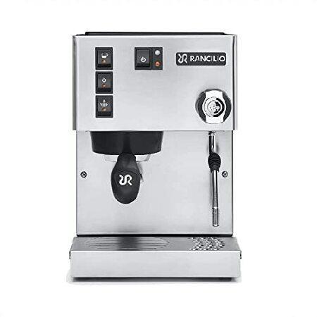 Rancilio Silvia エスプレッソマシン 鉄製フレームとステンレススチールサイドパネル付き...