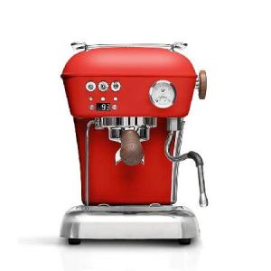 Ascaso Dream PID Programmable Home Espresso Machine w/Volumetric Controls, 120V, Walnut (Love Red)