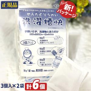 洗濯槽快 洗濯槽 掃除 クリーナー 洗濯爽快 (30g 3袋入り×2セット) 爆買