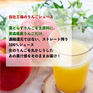 リンゴジュース 青森 パック ストレート 林檎...の詳細画像4