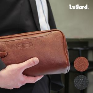 セカンドバッグ メンズ Lugard （ラガード） NEVADA （ネヴァダ） クラッチバッグ セカンドバック 本革 牛革 ２ルーム A4未満 横型 軽量 日本製 40代 50代の商品画像