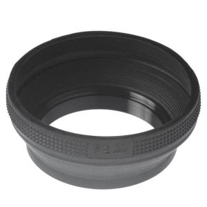 エツミ レンズフード ラバーフード N 52mm ブラック VE-2466｜yukiti-store