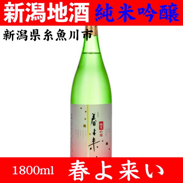 お酒 日本酒 ポン酒 新潟 地酒 春よ来い 純米吟醸 1800ml 蔵元直送