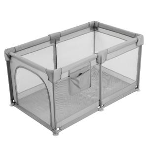 新登場お試し価格 ベビーサークル メッシュ 扉付き 120×70cm 140×200cm 160×200cm ベビーフェンス 赤ちゃん 洗濯可能 長方形 プレイヤード ベビーゲート 子供