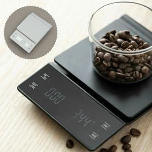 コーヒースケール タイマー付 風袋引き おしゃれ