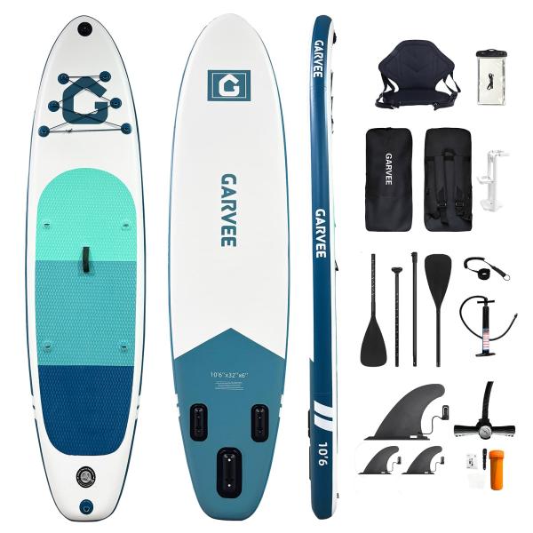 SUPボード サップボード 超軽量 耐荷重180kg 長320cm×幅80cm×厚さ15cm ポンプ...