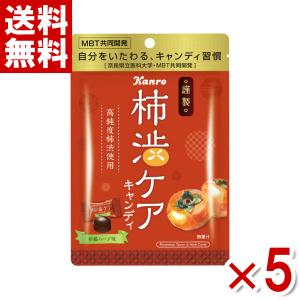 カンロ 柿渋ケアキャンディ 5入