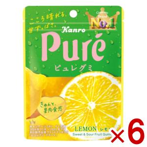 Pure(カンロ) カンロ ピュレグミ 春空ピングレソーダ 52g×6入 (最短