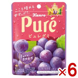 Kanro（カンロ） ピュレグミ 春空ピングレソーダ 52g×6入 (あすつく