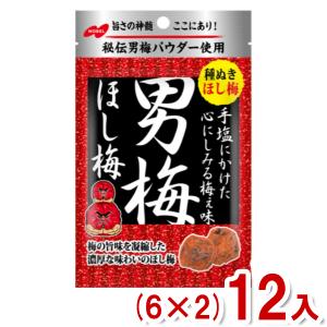 男梅 ノーベル 20g 男梅ほし梅 (6×12)72入 (熱中症対策 塩分補給 うめ