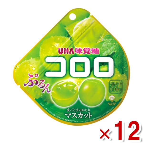 味覚糖 48g コロロ マスカット (6×2)12入 (ポイント消化) (np-3)(賞味期限202...