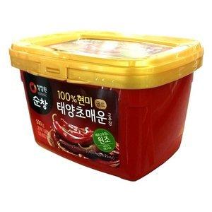 清浄園　スンチャン 玄米（辛口）コチュジャン　500g　韓国 唐辛子味噌 韓国の伝統的な調味料｜yukou2013
