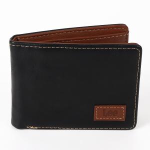 Levi's（リーバイス） メンズ財布 Levi's 2つ折り ブルー デニム× 牛革