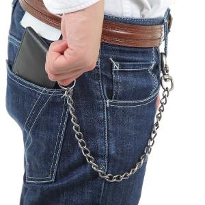 メンズ財布 本革 ワレットチェーン付き ディッ...の詳細画像1